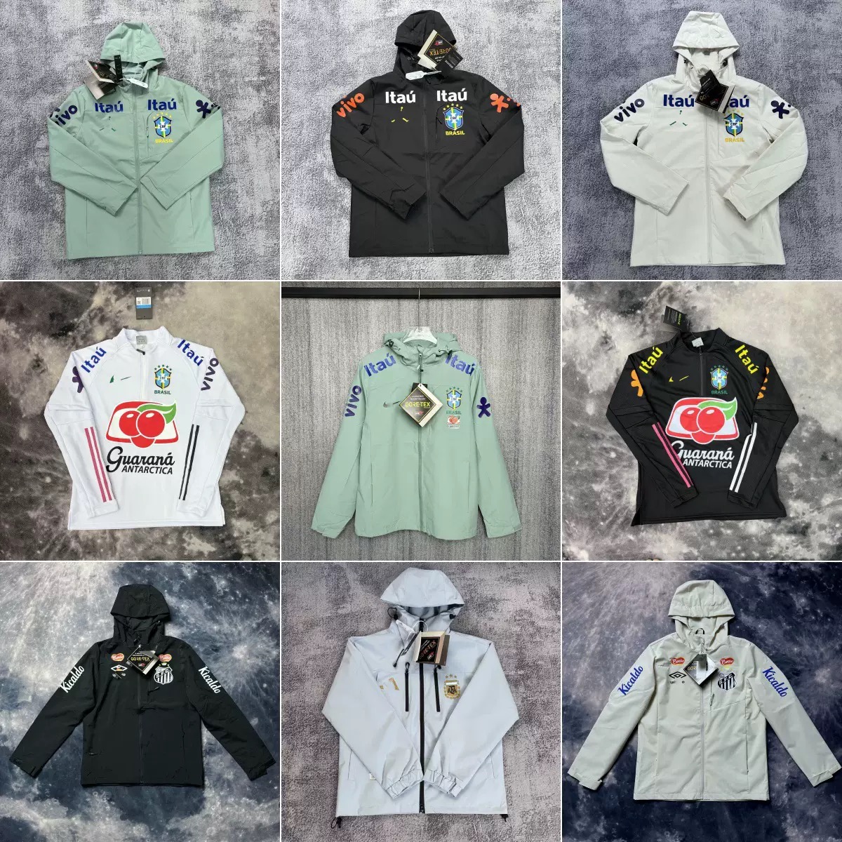 Men's jacket Brazilian Jacket Designer Mens Jacket Hooded Brazil National Team Training Jacket Men Veste Brazil Windbreaker Unisex Sports Outdo