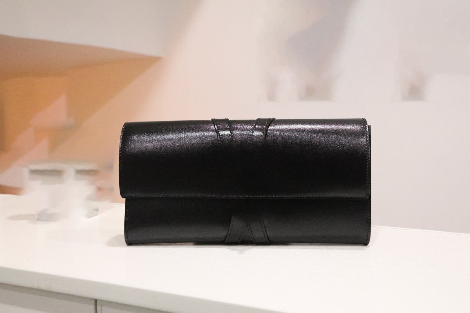 Top-quality genuine leather bag, clutch, high-end and classy, evening bag