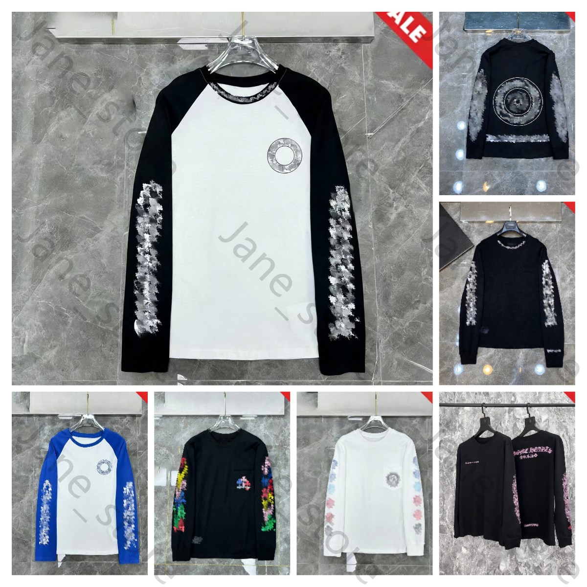 10A Designer Chrome Hoodie High Quality T shirt Sweatshirts Hip Hop loose sleeves hoodie Cardigan long sleeve longsleeve Men hoodies women sweaters