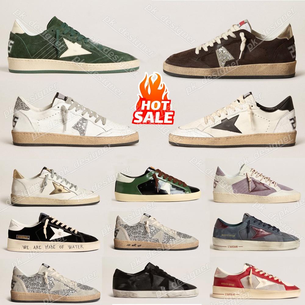 Golden Goods Designer Brand Men Women sneakers Ball Star Shoes Dirty Classic Casual superstar shoes old school Sneakers do-old Italy Trainers With B