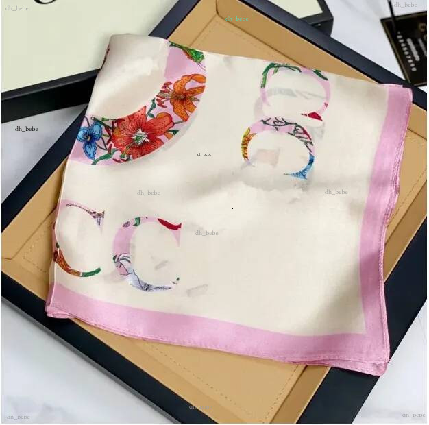 Silk For Women Luxurious Scarf High End Classic Letter Pattern Designer Shawl Scarves New Gift Easy to Match Soft Touch size 53*53cm nice