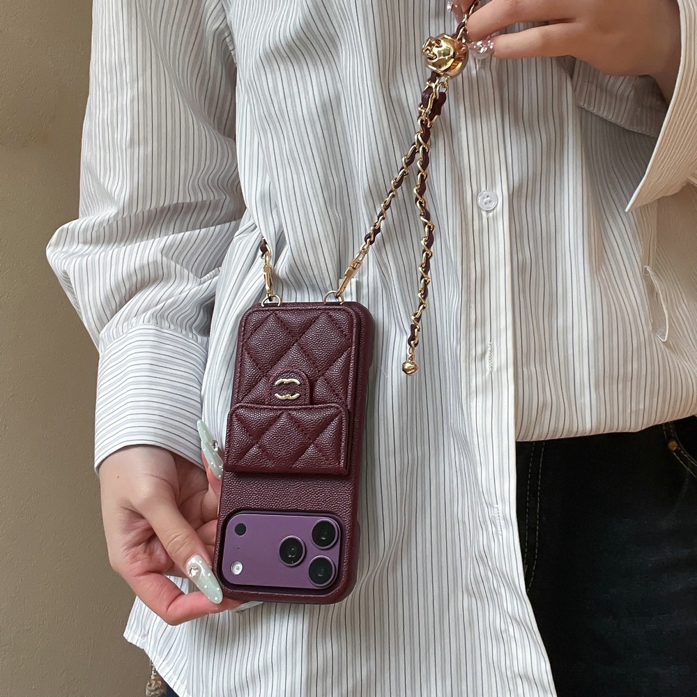 For iPhone18 Pro Max Cases Women Crossbody Leather Phone Case Designer iPhone Case Apple iPhone17 16 15 14 Pro Max 13 12 14 Plus Wallet Card Holder