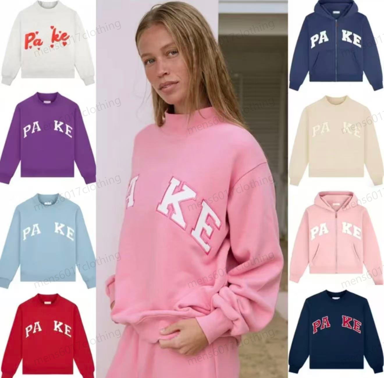 designer parke womens hoodie sweatshirt mens mockneck sweatshirt spring autumn outdoor casual hoodies daily outfit woman loose fit sweatshirts desig