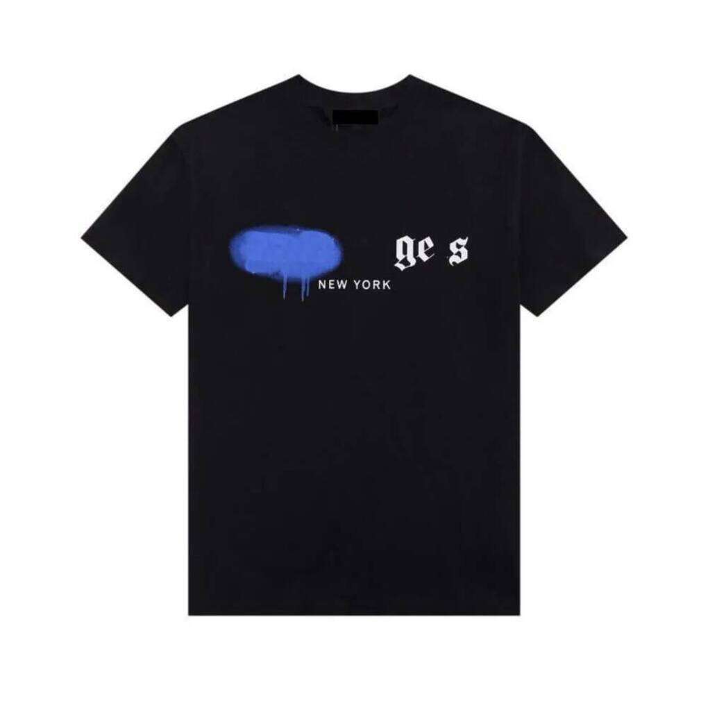 Angelstshirt Shirt Designer Shirt Fashion Trend Palm T Shirt Minimalist Letter Logo Print Round Neck Soft Breathable Cotton Luxury High Street Da