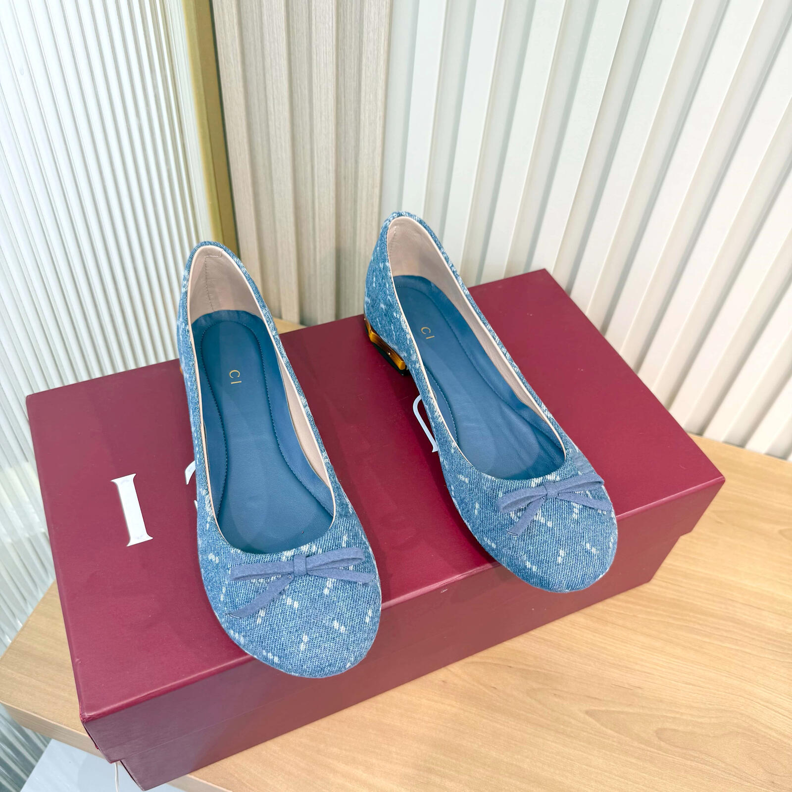 1 1 G Print Casual Dress shoe sandals Classis Jacquard Canvas New Flat Shoes Women mary jane Summer Vacation luxury Designer Ballet Flats Sexy Denim