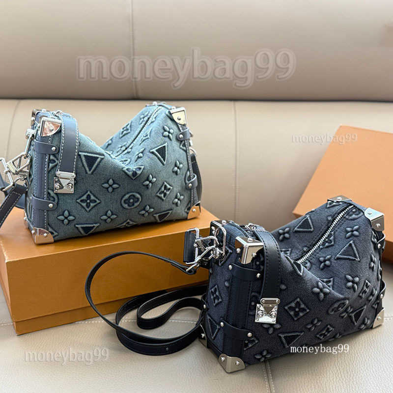 Evening Bags Evening Bags luxury shoulder bag A mirror Designer side trunk shoulder bag designer tote large leather travel Bag womens fashion crossb