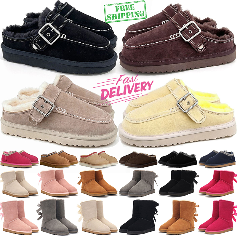 free shipping goldenstar evelina clog designer women slippers tasman boots tazz sandals fur slides shoes australia winter snow booties ultra mini bo