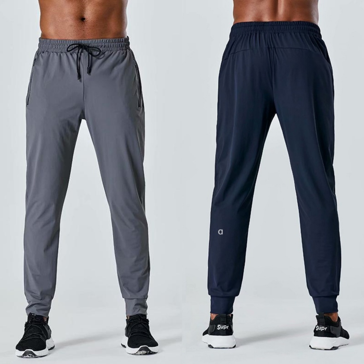 3035A Spring and Summer New Men's Sports Casual Pants Running Quick-drying Training Pants Leg Pants Outdoor Fashion Fitness Yoga Pants
