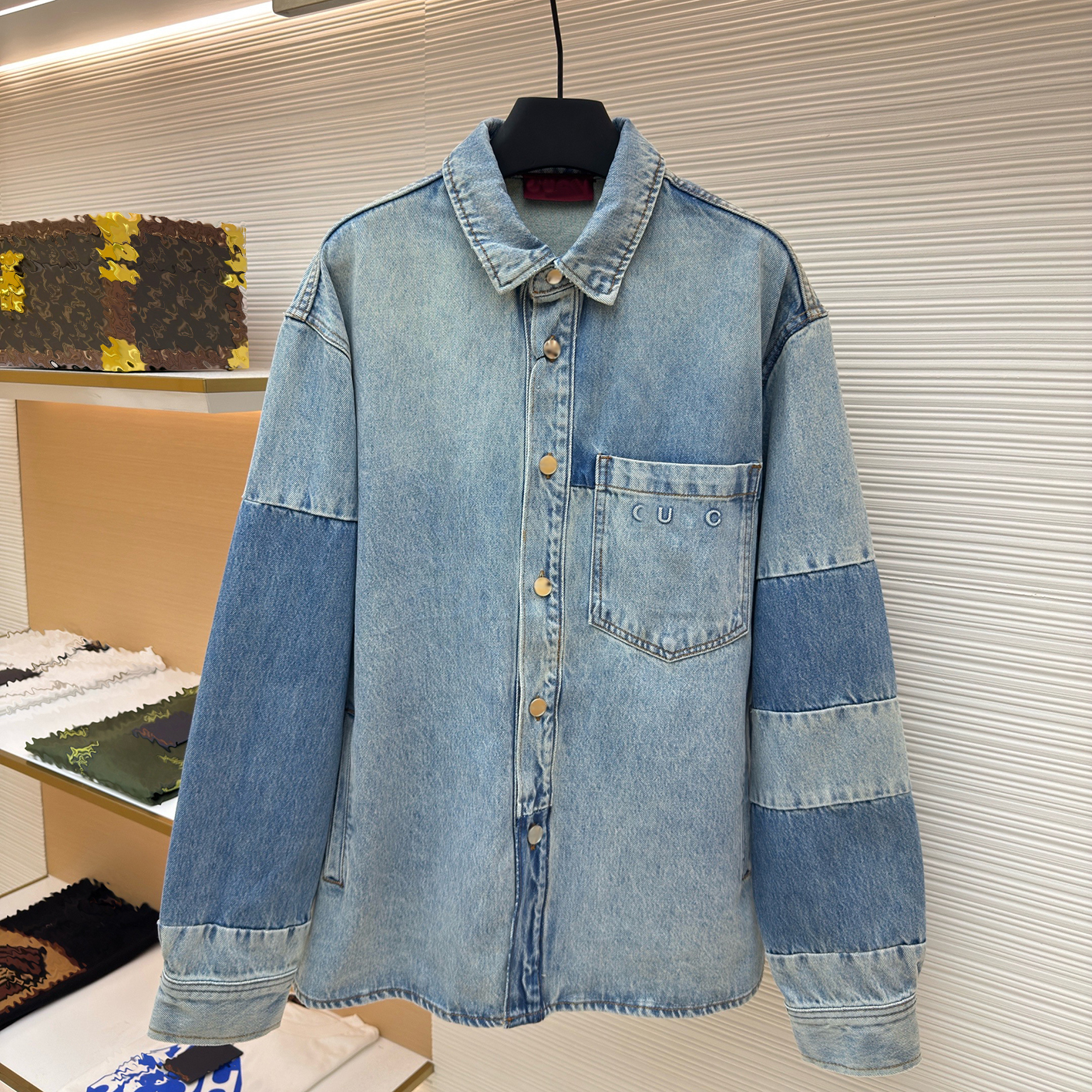 Vêtements de marque de créateurs, vêtements d'extérieur de haute qualité pour hommes, veste pour hommes, veste courte, costume en denim lavé et g