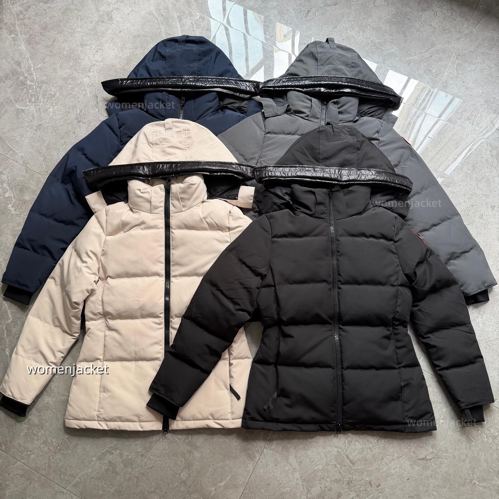 New Designers Women Down Jacket Hooded Puffer Jacket Large Pocket Fur Collar Thermal Top Female womens autumn winter Large Clothing Christmas Coats