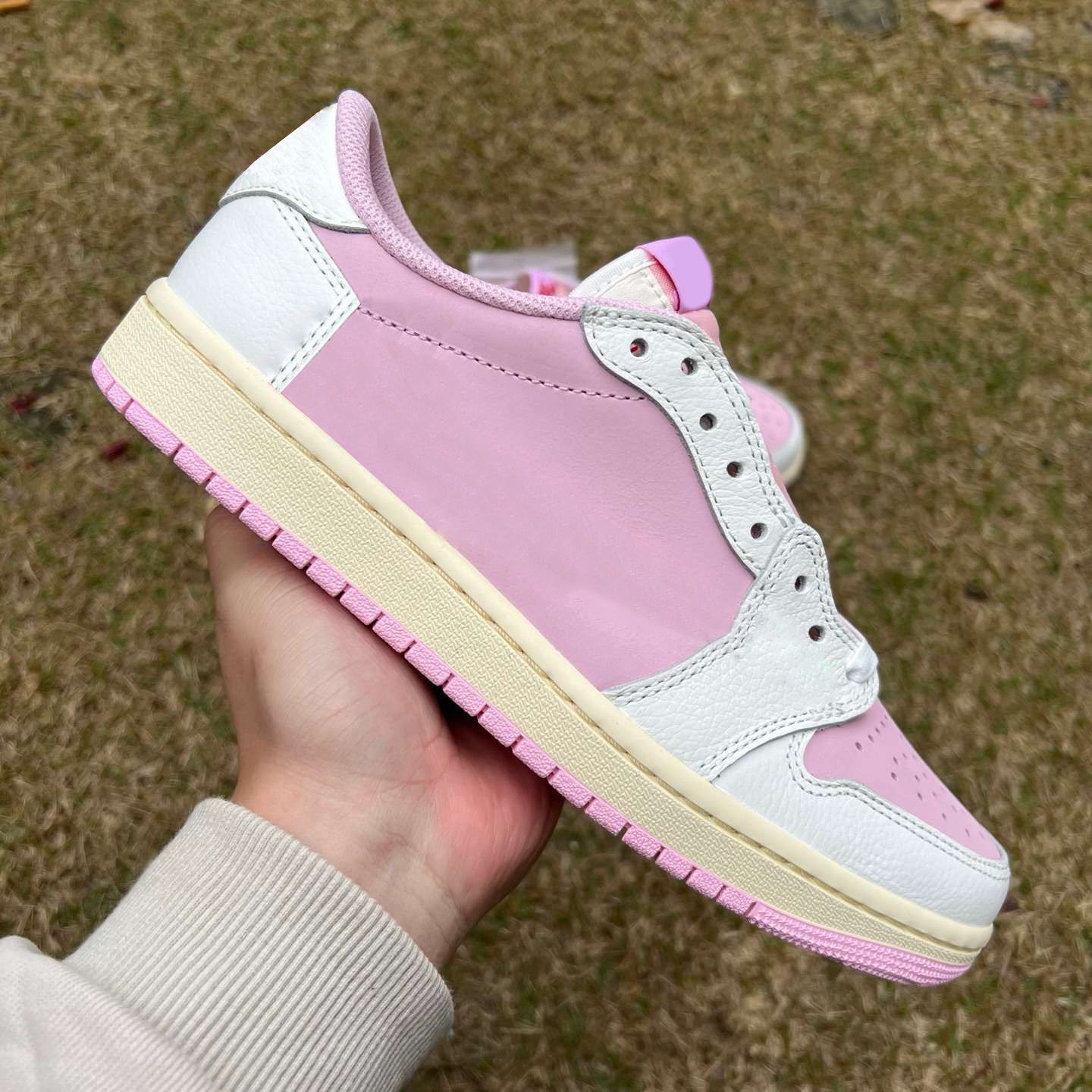 Authentic Tropical Pink Basketball Shoes Travis Fragment Shy Pink Red Low OG SP WMNS Olive TS Sail High Military Blue Men Women Reverse Mocha Cactus