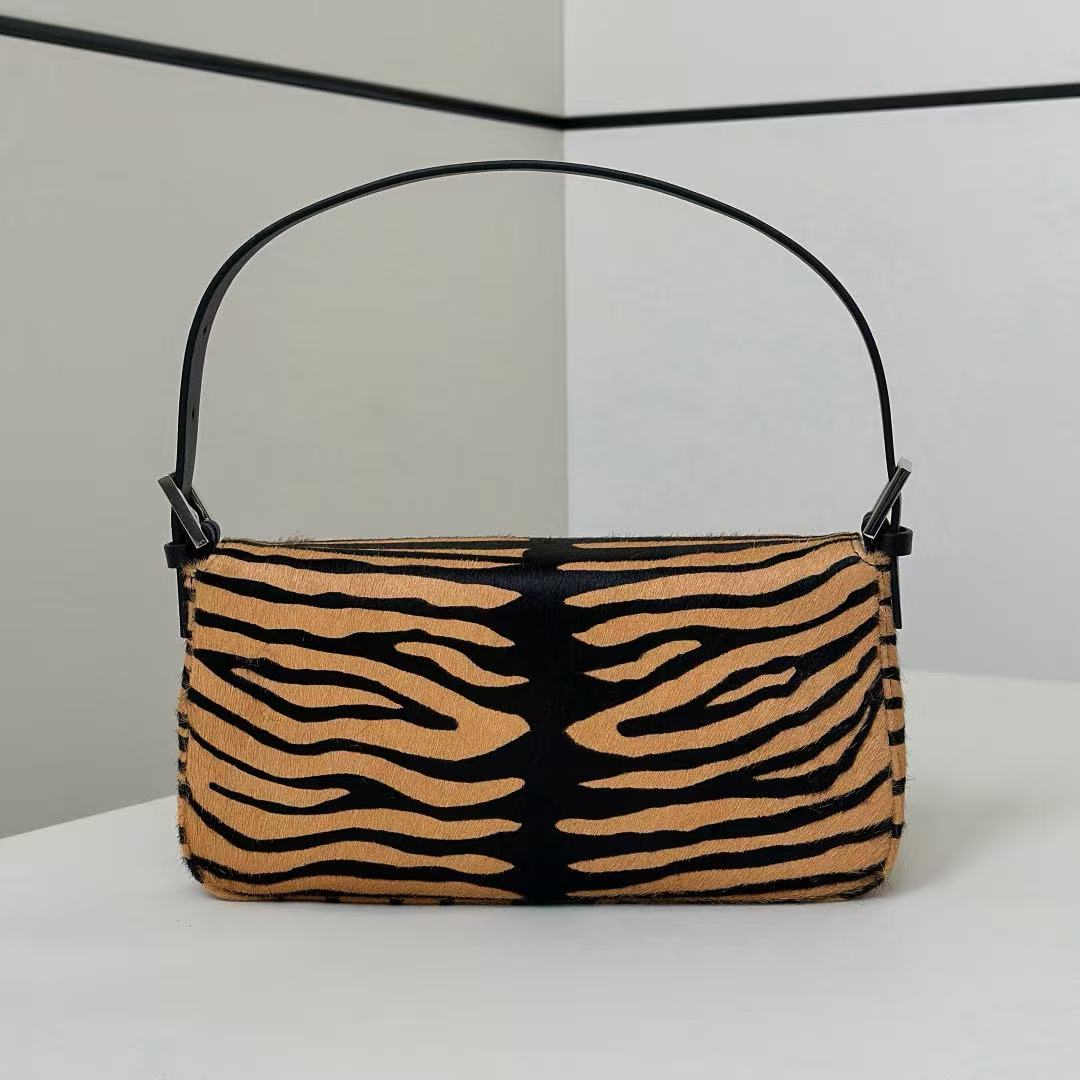 12A designer bag tigers print calf hair flap handbag luxury bag women shoulder tote bling handbags underarm bag Crossbody strap evening bag shoulder