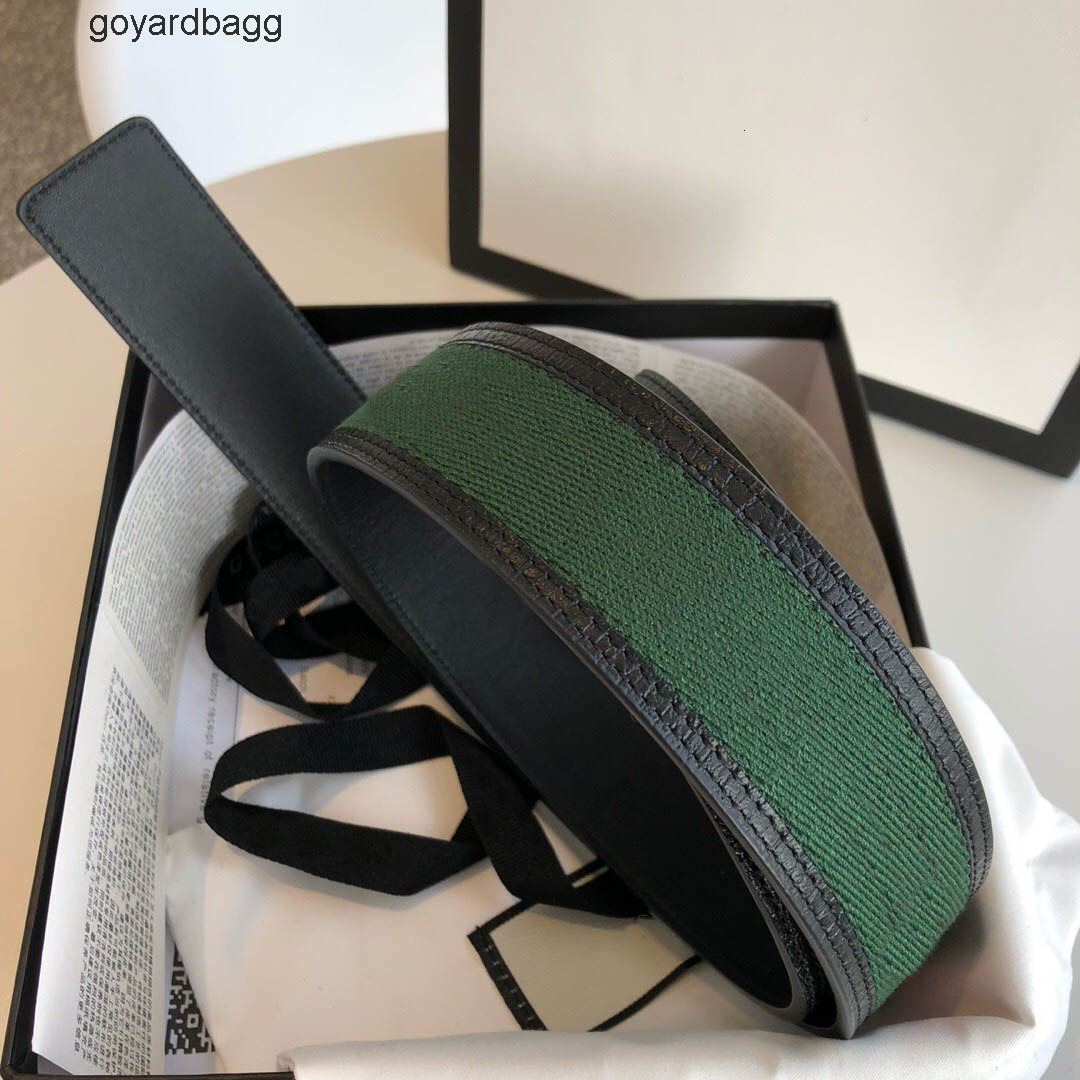 hot best quality green and red web with black leather trim men belt box designers belts two kinds of bottom women 66''gg''1YMY