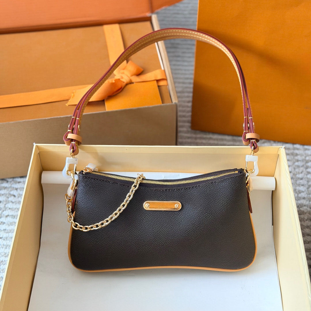 sac de luxe Sacs à bandoulière Top Designer Liv pochette double sac femmes en cuir Denim sacs à bandoulière marque de luxe pochette fourre-tout s