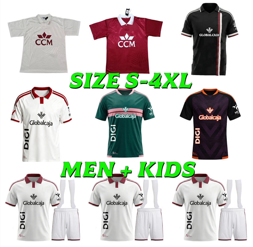 XXXL 4XL 26 27 Albacete Balompie soccer jerseys 1994 1995 retro Vallejo T-shirt quick drying casual clothing 2026 2027 Albacete men's and child