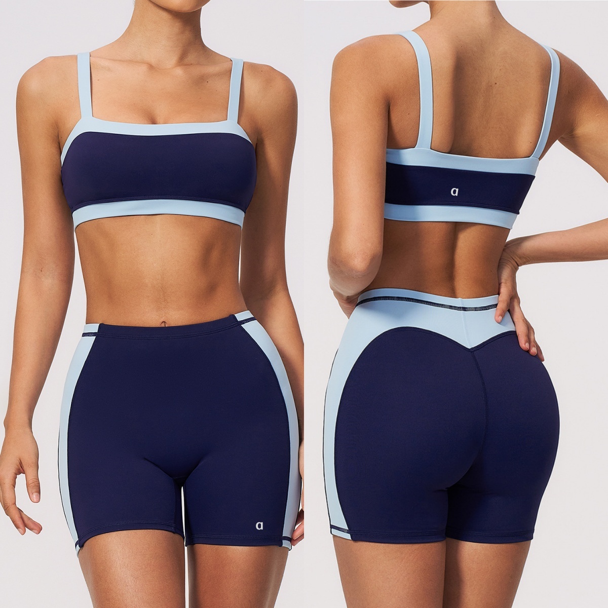 A3015 Breathable Womens Sports Bra High Wicking Athletic Topwear for Females Tight Nude Fitness Sports Shorts with High Waist Support for Ladies Gym