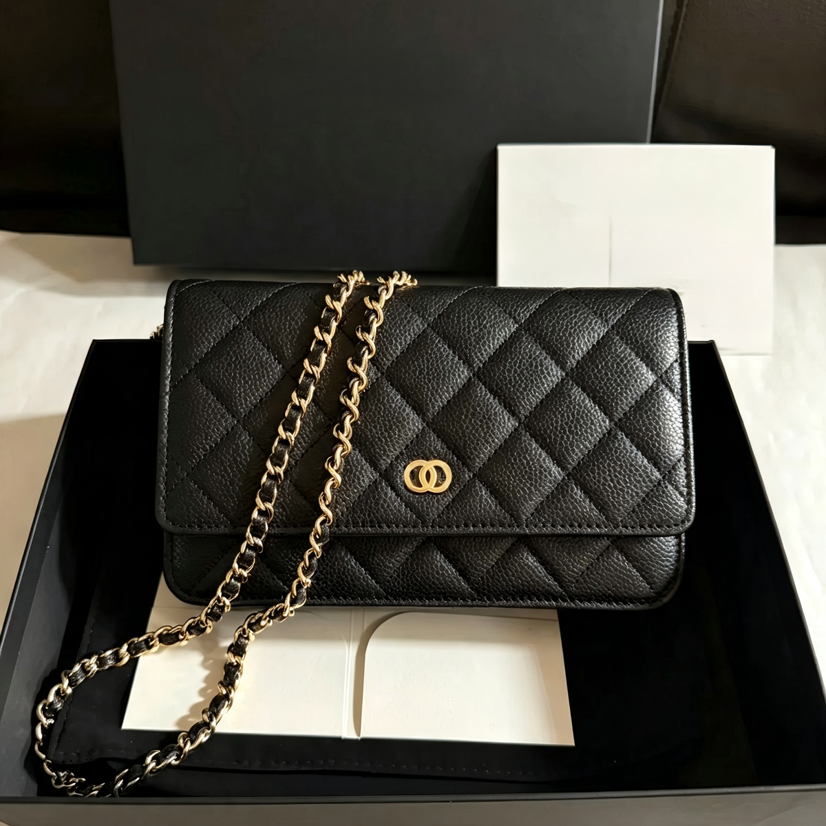 designer bag woc bag 19 shoulder bag caviar diamond grid bag handbag with box high quality chain bag multicolor diagonal cross bag