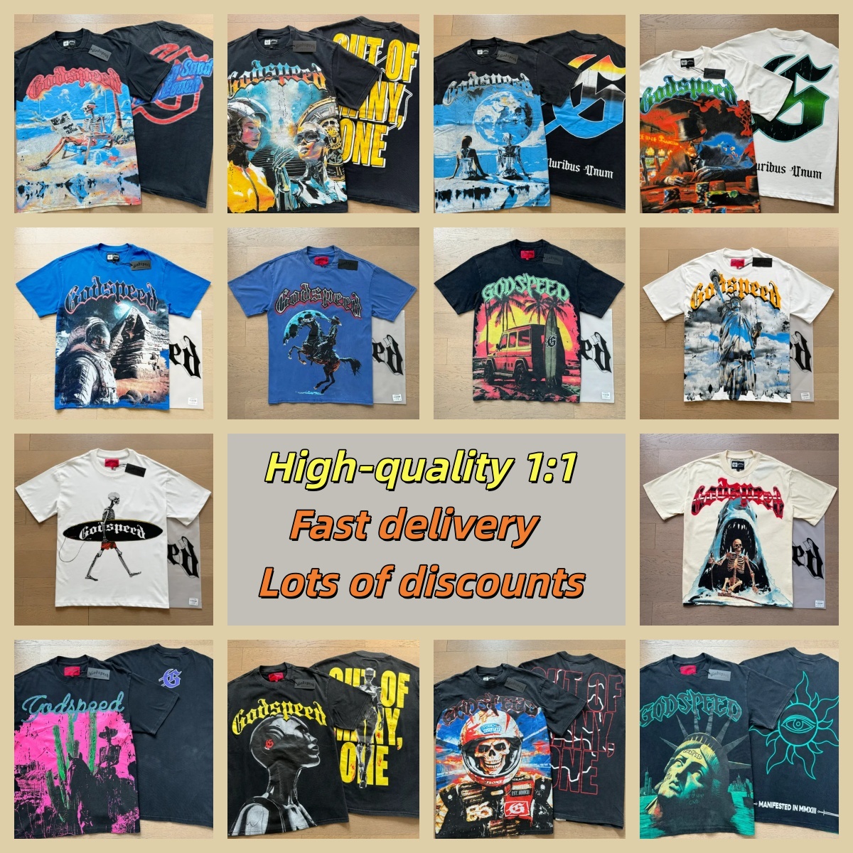 Gods Peed Men Shirt Designer Graphic Men Women Summer Hip Hop Style Oversized T Shirt Mens Womens Designer Model High Quality Short T-shirt