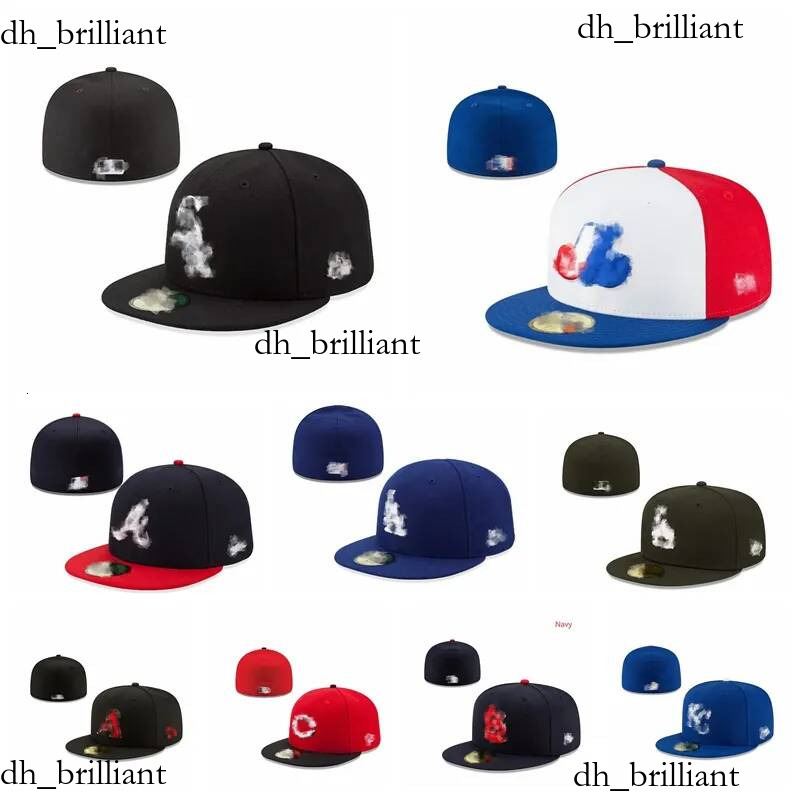 NOUVEAU Hommes Ball Classic Color Flat Peak Casquettes entièrement fermées Baseball Sports Chapeaux ajustés en 7 Taille 8 équipe de basket-ball S