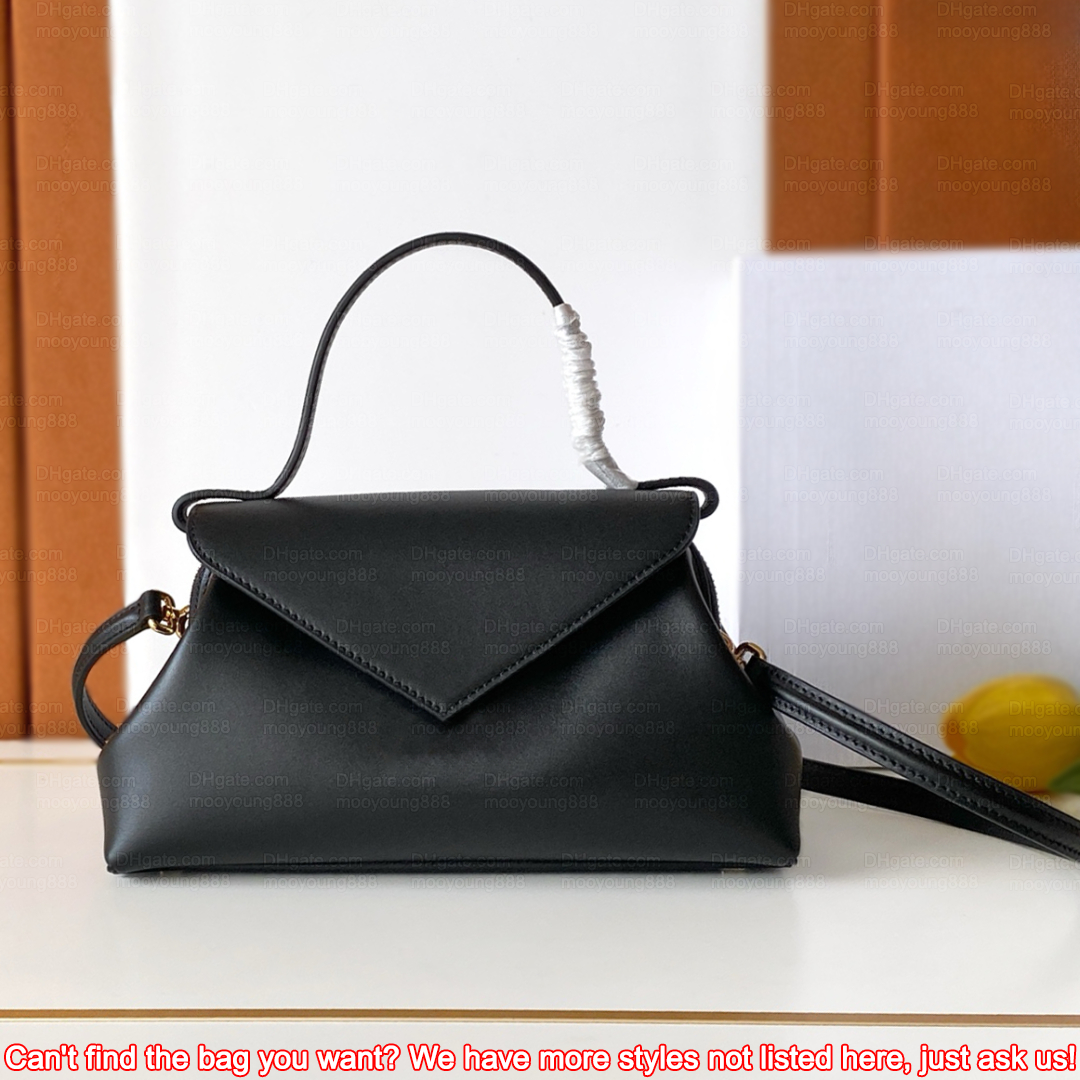 12A Upgrade Mirror Quality Designer Flair Bags Luxury Handbag for Women Envelope Calfskin Leather Clutch 24cm Small Shoulder Bag Black Crossbody Pur