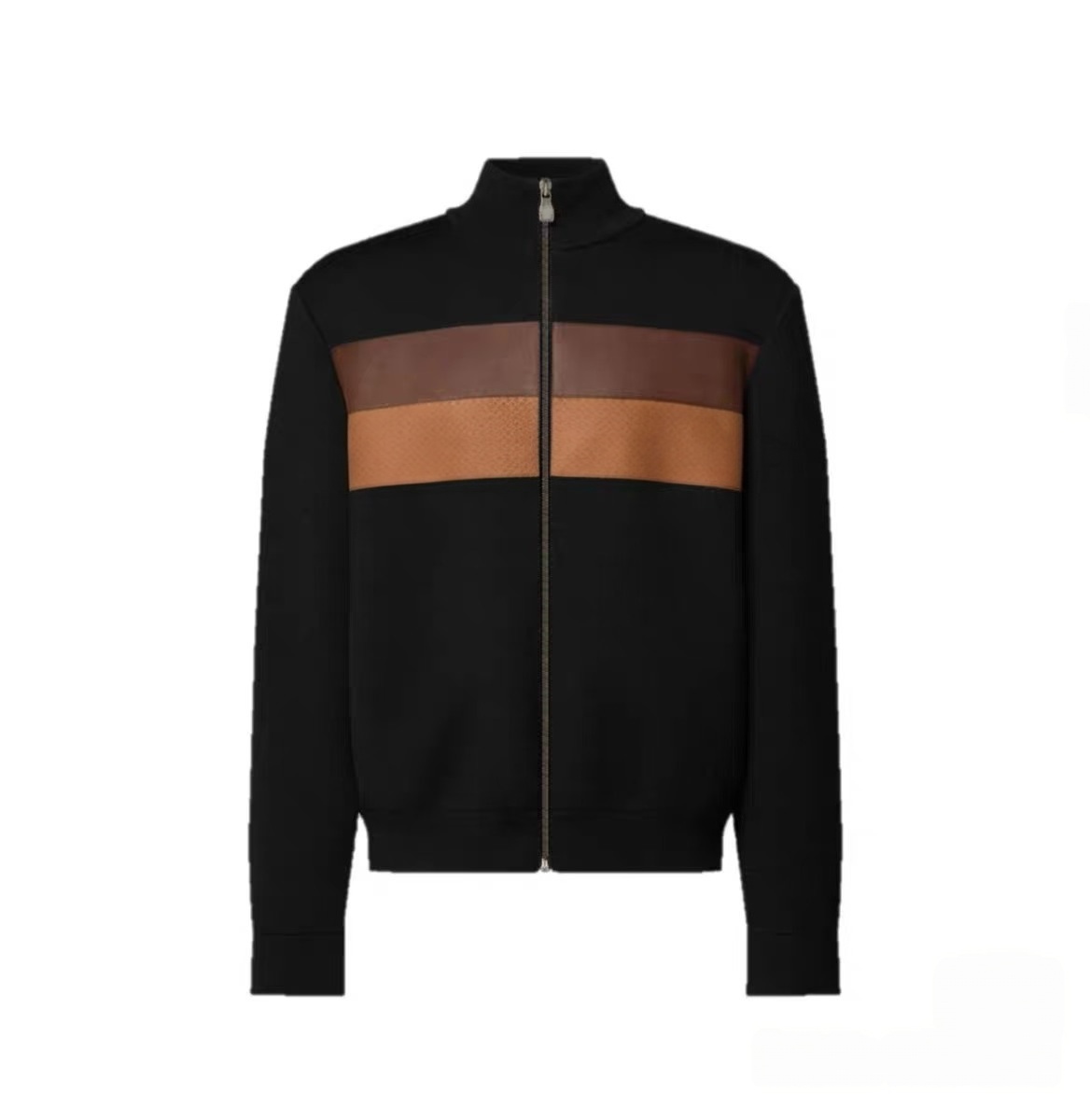 Designer Jackets Luxury Clothing Men Outwear Windbreaker Bomber Coat Sports Outdoor Jacket Spliced leather embroidered small logo knitted sweater ja