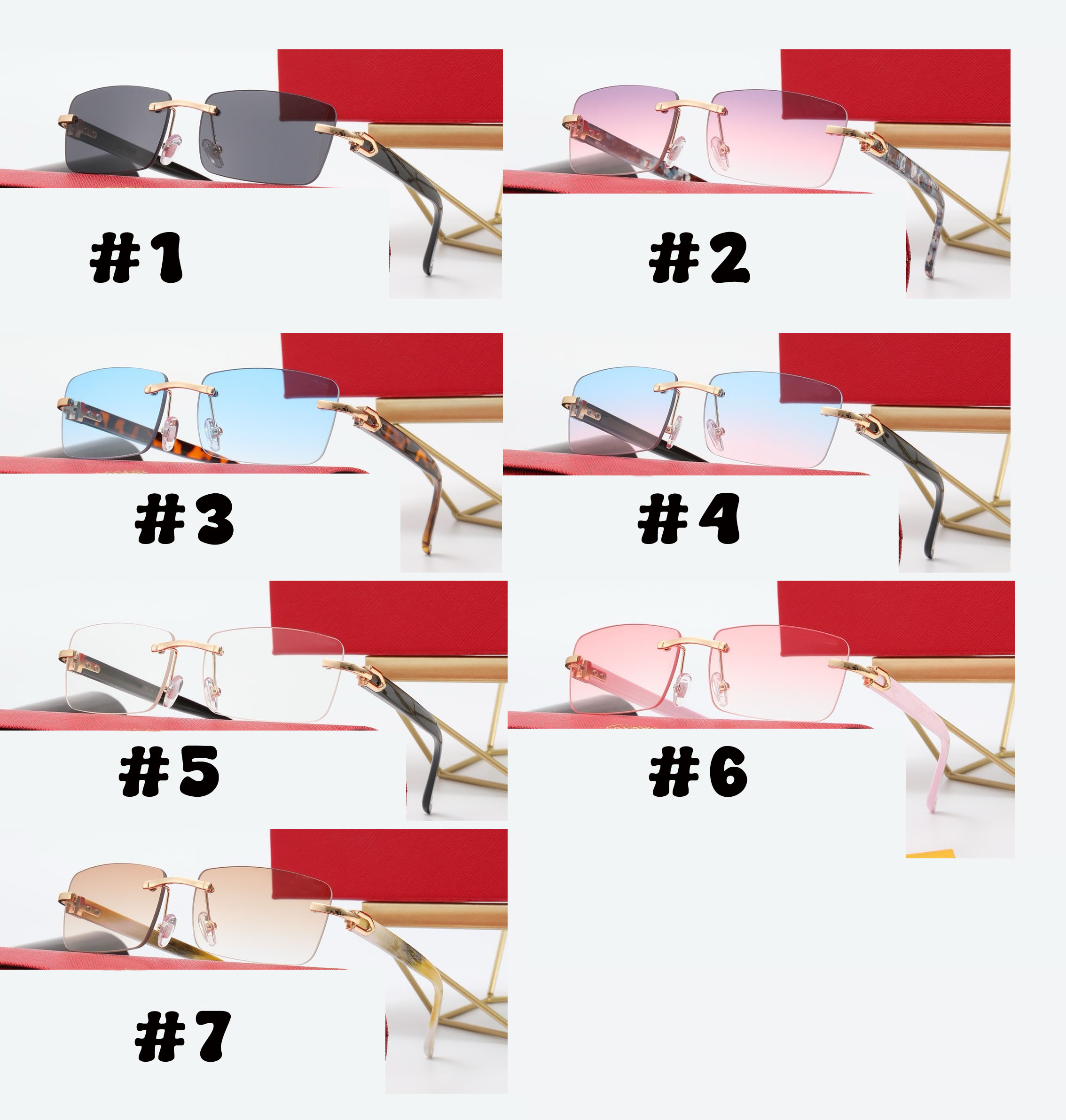 summer women small Rectangle driving Designer square Sunglasses Outdoor man Driving Glasses ladies rectangle GLASSES for Women Optional Beach Goggle