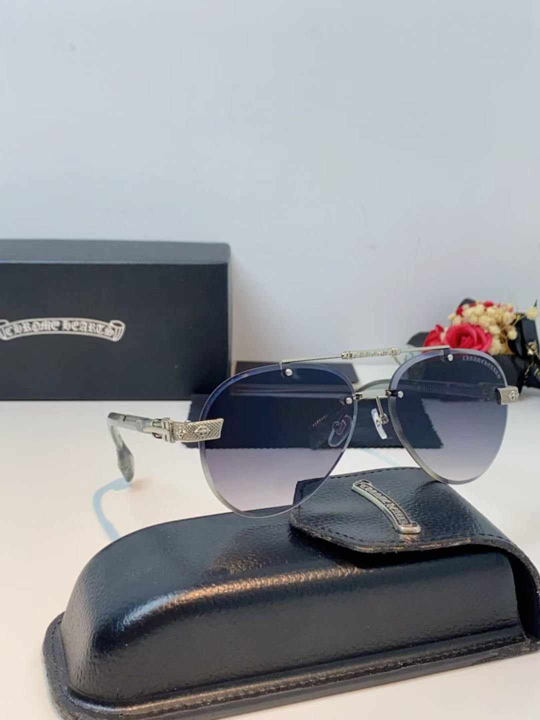 Luxury Sunglasses Designer Glasses Sun Glasses Crome Glasses For Women Men Double Bridge Toad Mirror THE BEAST Sunglasses