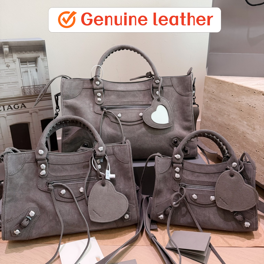 Vintage Le City tote bag Womens mens designer bag suede bag Luxury handbag cowhide Motorcycle bag genuine leather crossbody Shoulder Bag fashion tra