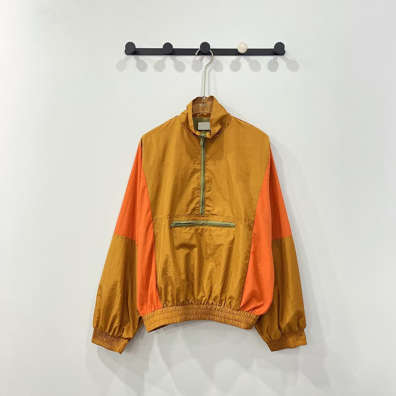 Classic women designer jacket women outerwear highquality stand up collar color blocked short womens top sporty casual loose trendy brown jacket lad