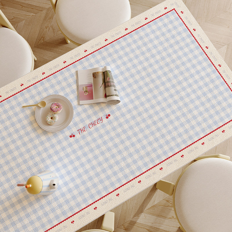Nappe/nappe « style Instagram » résistante à l'huile, imperméable et facile à nettoyer avec une esthétique fraîche et minimaliste.