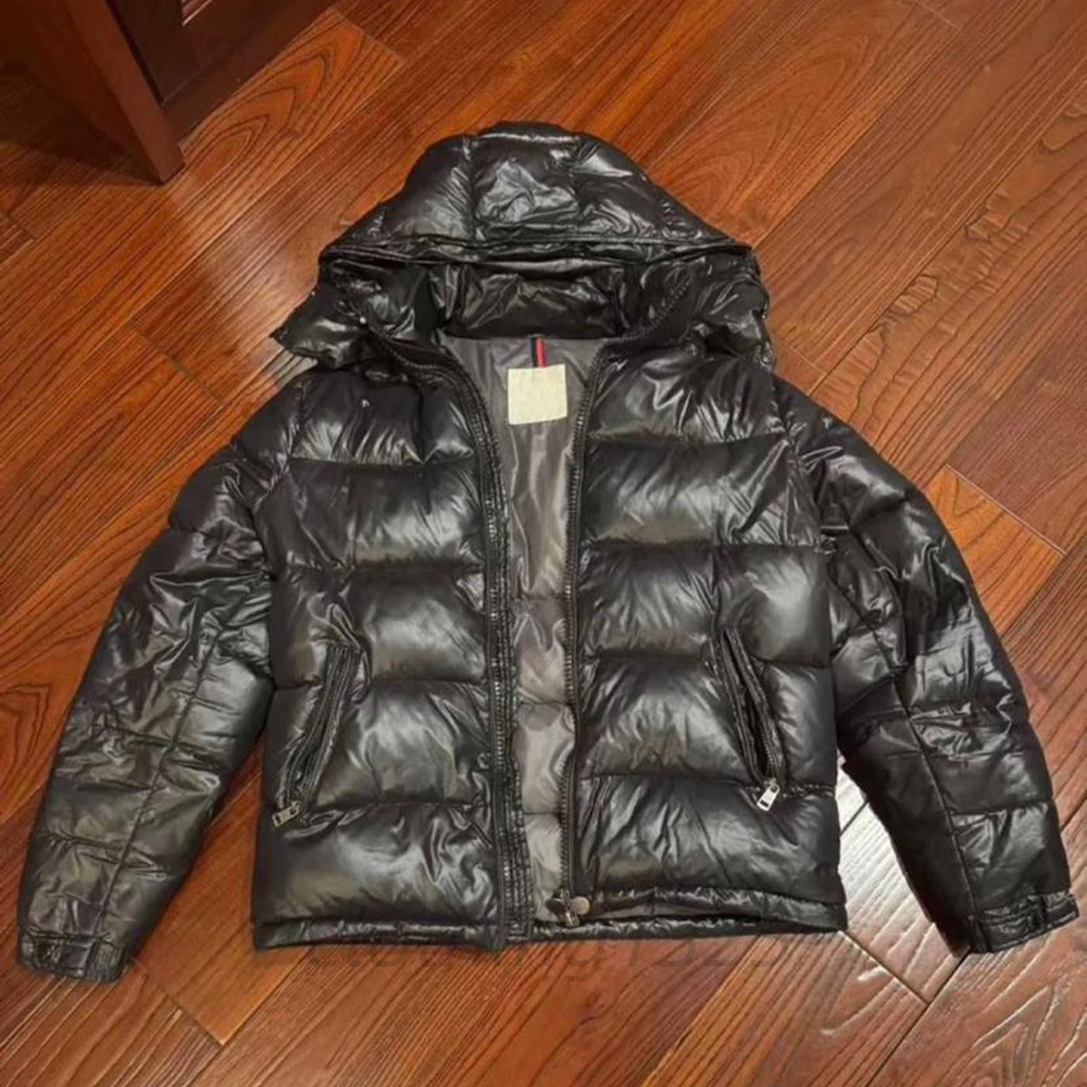 Mens Designer Black Puffer Jacket Thick Loose Fit Winter Coat Windproof Waterproof Body Warmer Doudoune Outdoor Casual Fashion Travel Daily Wear Zip