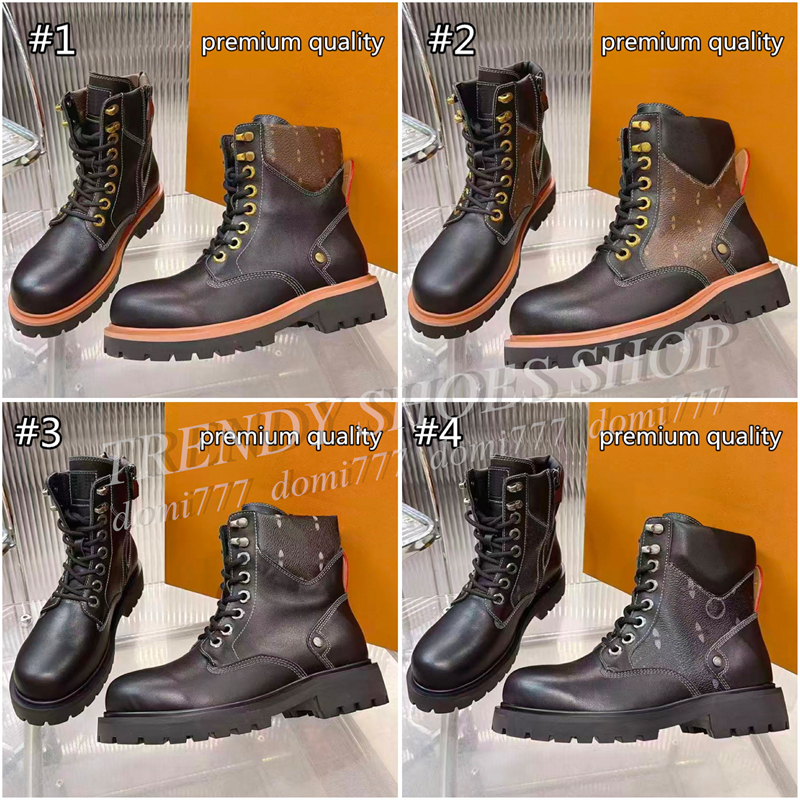 PREMIUM Fashion Bottines Martens pour femme - Bottes de travail à lacets