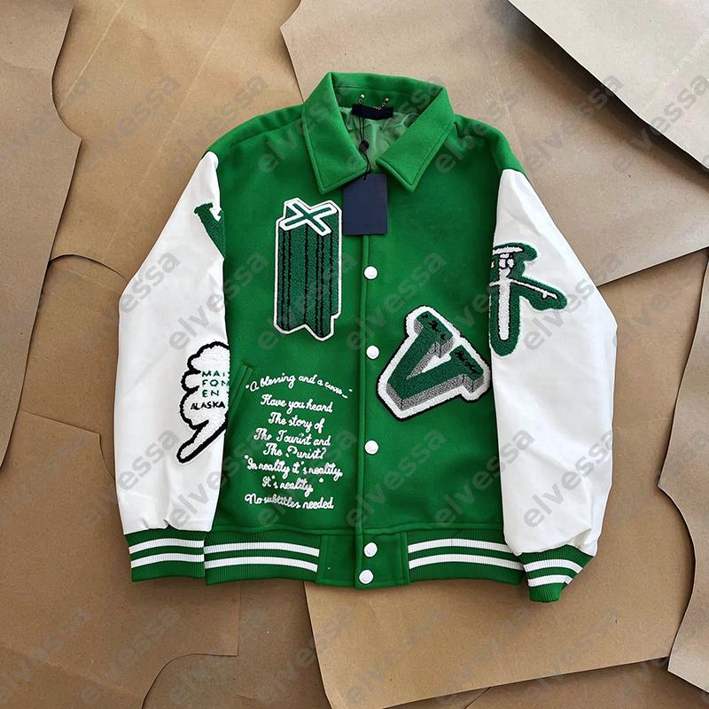 New Mens Fashion Jacket Baseball Coat Uniform Fashion Single Breasted Warm Jackets Couples Women Men Varsity Coats Men's Designer Clothing Top