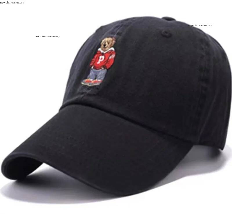 Casquette de Baseball de styliste pour hommes et femmes, chapeaux réglables de luxe à la mode, casquettes classiques brodées noires, chapeau de p