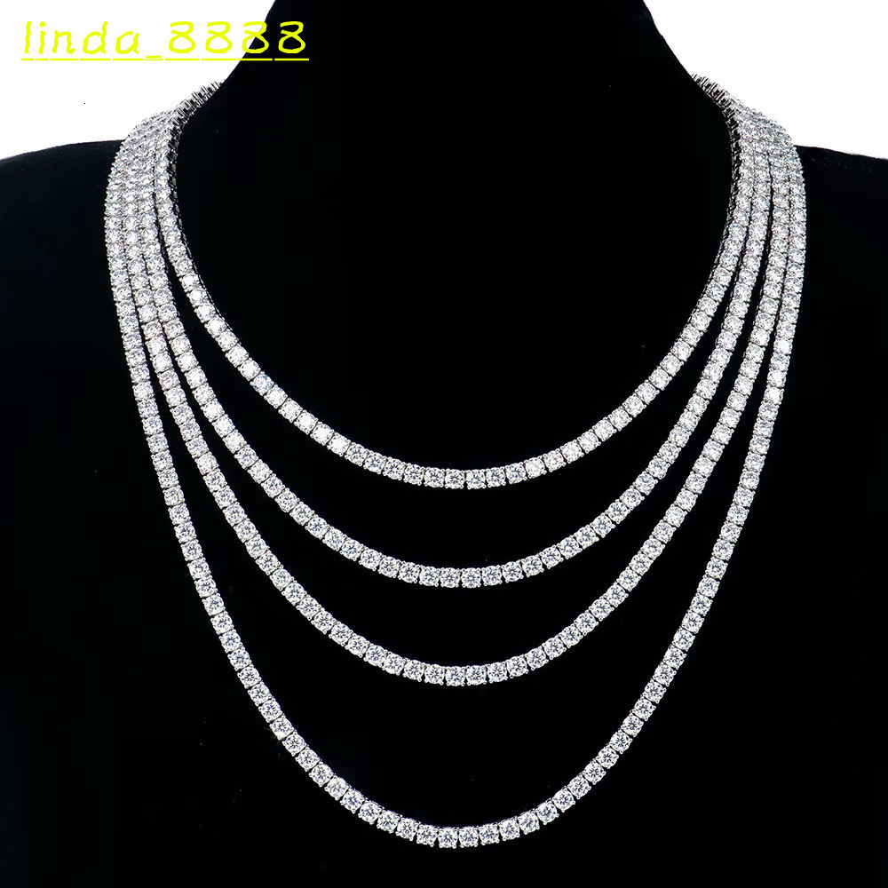14K Solid Gold Rhodium Plated Ball Shape Classic Tennis Necklace Set Brilliant Cut Diamond Claw Setting Certified Wedding