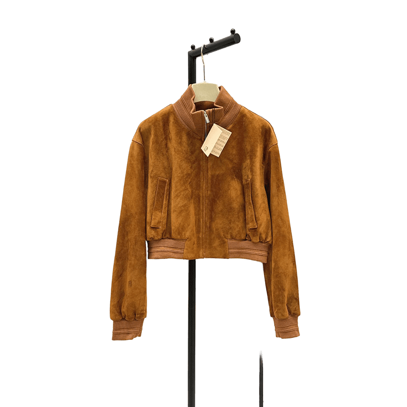Vêtements pour femmes de créateurs automne et hiver nouvelle tendance de la mode rétro décontracté marque lettre veste en cuir de haute qualité c