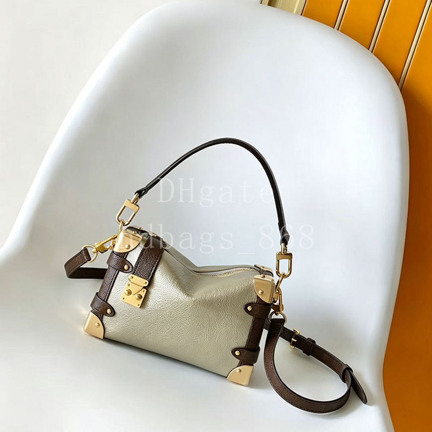 Side Trunk Bags PM Size Master quality Designer Shoulder Bags Handbag Luxury Calfskin Crossbody bags 19cm With Box LS10B