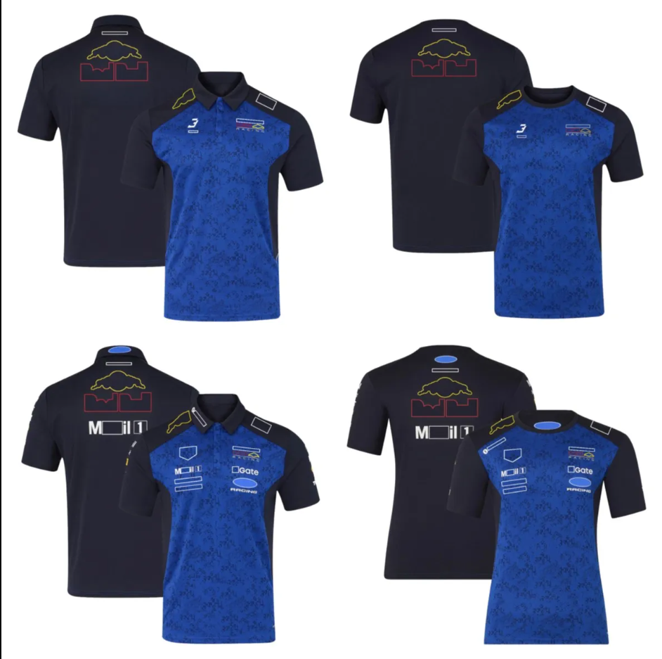 2026 F1 Max Verstappen Racing Polo Shirt, Blue Black Camo Print Quick Dry Short Sleeve Formula 1 Fan Top, Plus Size up to 5XL