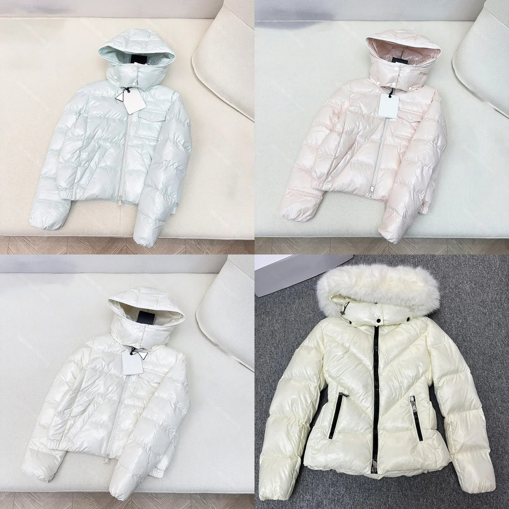 Puffer Jacket Women's Hooded Winter Coat Real Down Warm Fashion Parka WindbreakerDesigner Tops Badge Letter Gift Thermal Ladies Clothing Out