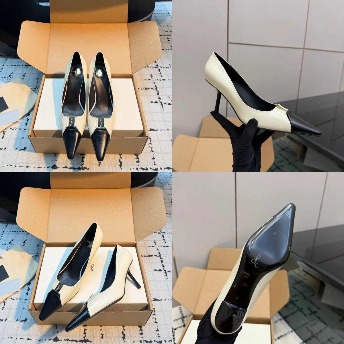 White Kitten Heel Designer Luxury Woman Pump Point Toe Leather Suede Buckle Fashion Casual Footwear Quality Comfort Black Brown Burgundy Modern Styl