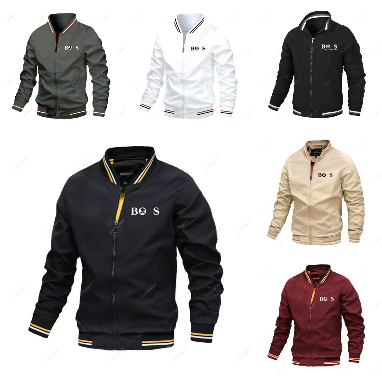 Men's Jackets For Mens Jacket Spring Autumn Luxury Style Man Waterproof Windbreaker Coats Classic Casual Coat Zippers