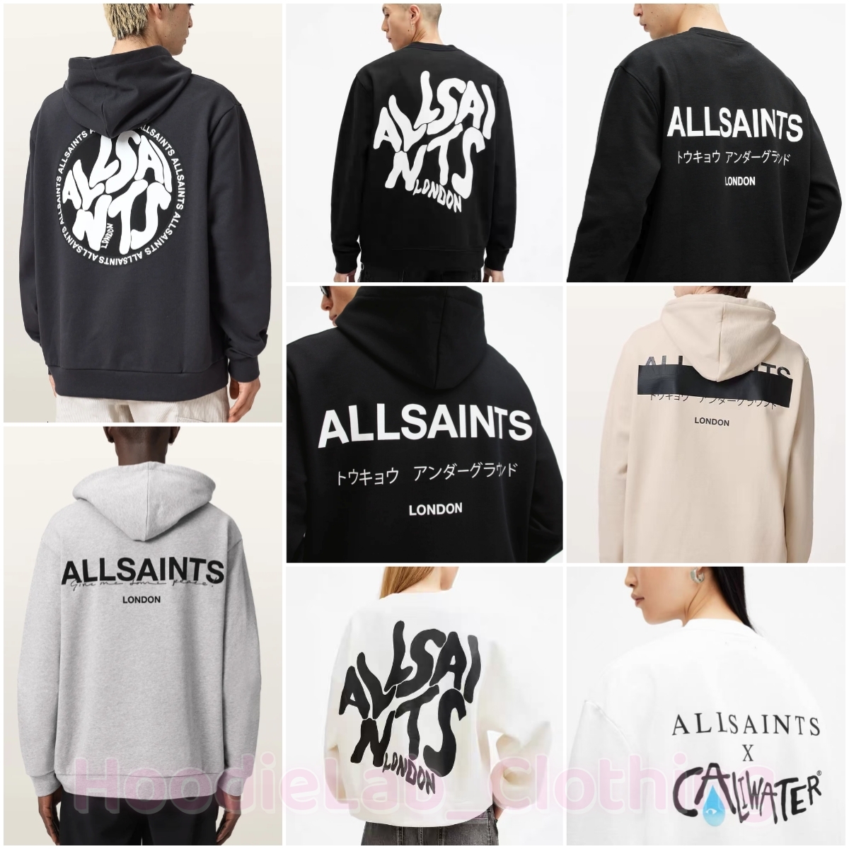 All Saint Men's Designer Fashion 2026 Hoodie Autumn and Winter Clothing Simple Luxury Brand Women's Hoodie Clothing Designer Clothing Size