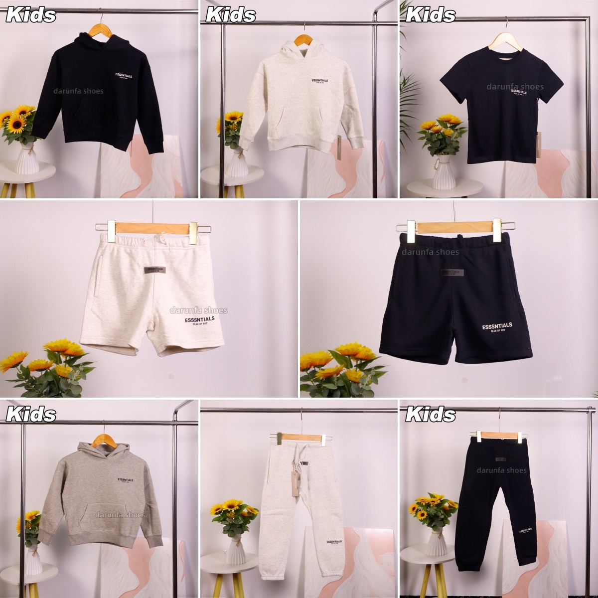 Kids Clothes Designer Tracksuit Kids Essential Hoodie High Quality Silicone Monogram Print Hoodies Designer Sweatpant Shorts T Shirt High Street Dai