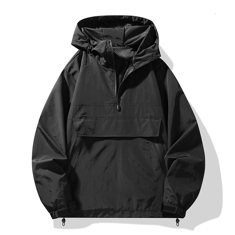 Mens jacket mens hip-hop jacket autumn windproof patch work and leisure streetwear mens outdoor coat top 4XL 241015