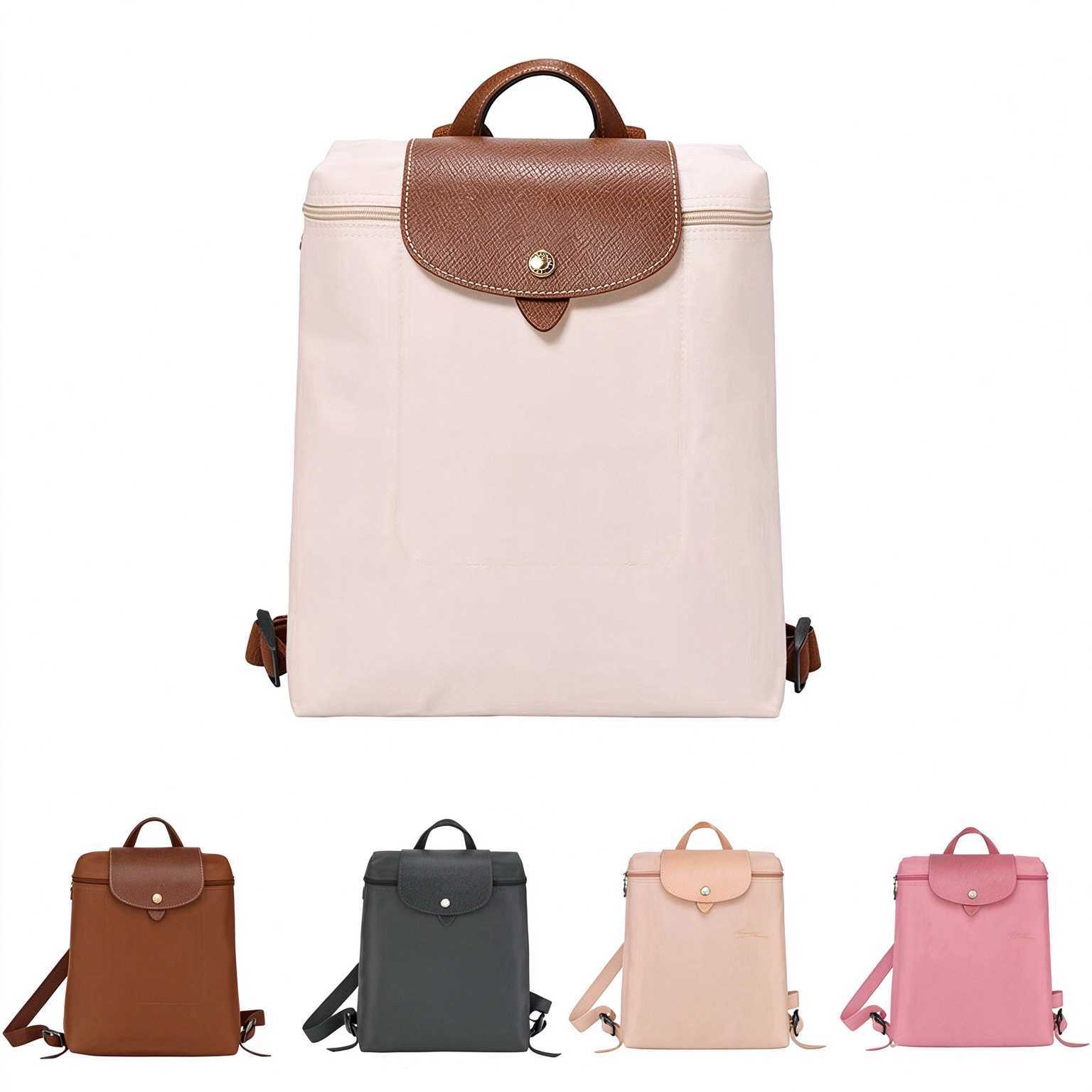 2026 Lonngchamps Bags Sac à dos 70e anniversaire Sac de banlieue polyvalent Sacs décontractés Sac étanche pour femme Sac à dos de grande capacité