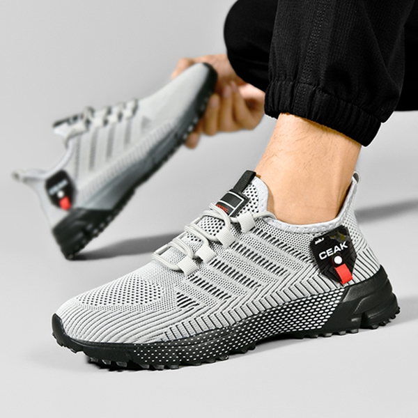 Four Seasons New Shoe Mesh Thin Men's Shoes Breathable Running Casual Fashion Blade Shoes Sports Shoes Trendy Men 5033