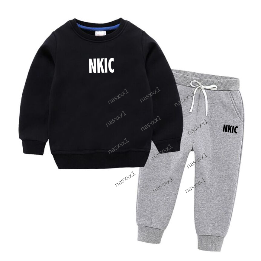 Vêtements pour enfants Sweatshirt à capuche pantalon costume 2 pièces ensemble garçon survêtement printemps automne sweat ensemble marque impress