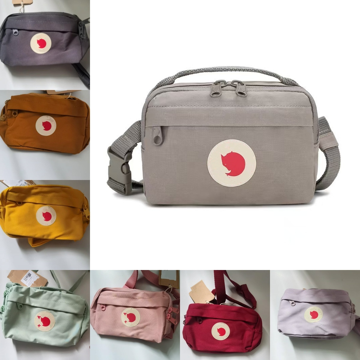 Sac à dos unisexe Fox, petit sac de taille pour les aventures en plein air, hommes et femmes, sacs à breloques, sacs de poitrine de voyage compac