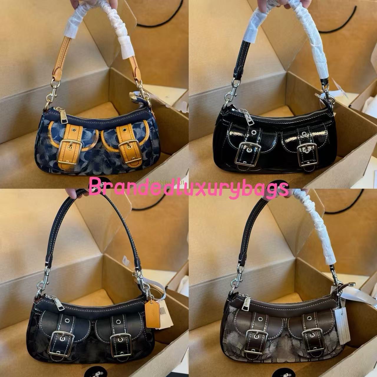 Designer coabags DRIFTER 31 Fashion Shoulder Bag Tote Ashton Motorcycle Bags Crossbody Bags hobo Vintage Denim Baguette Bag Women Retro Signature Pr
