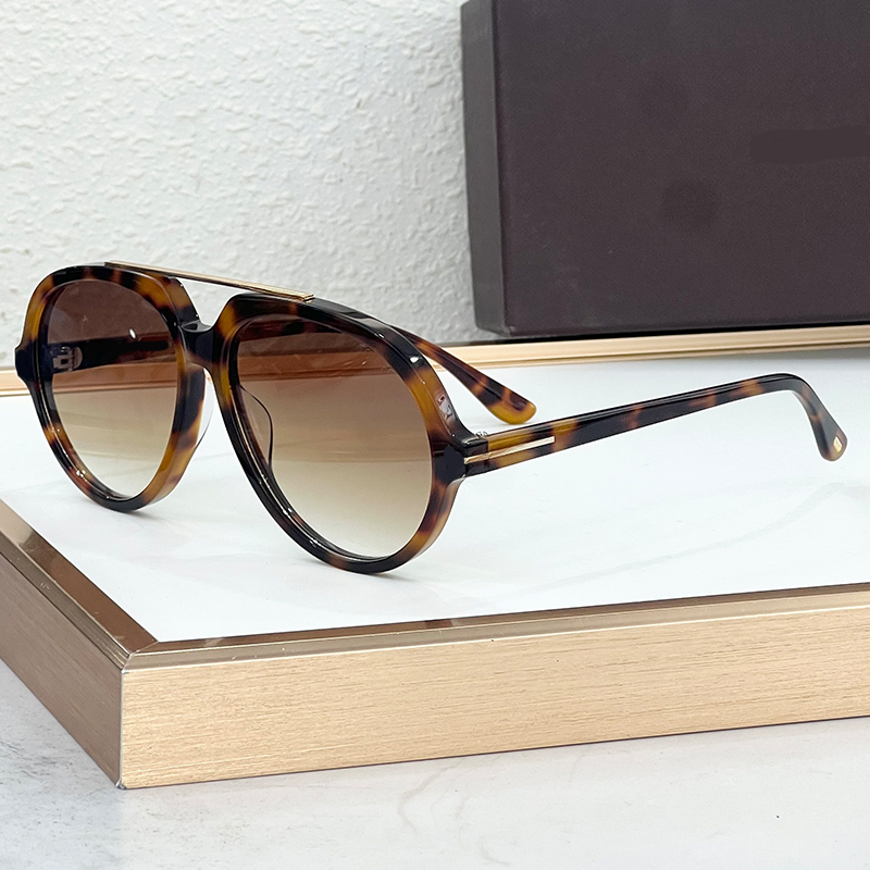 FT1210 Fashion Pilot Designer sunglasses For Women Acetate Frame AALTO SUNGLASSES Men Luxury Glasses Womens High Quality Outdoor Goggles UV400 With
